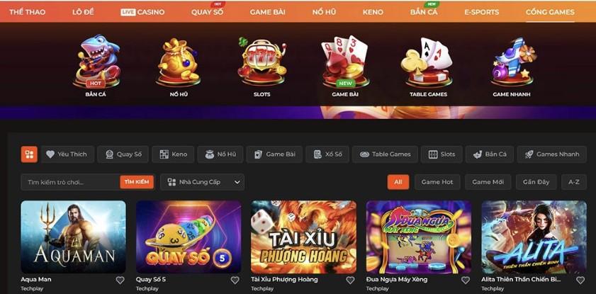 Hệ Thống Game Bài Phong Phú Tại SV88
