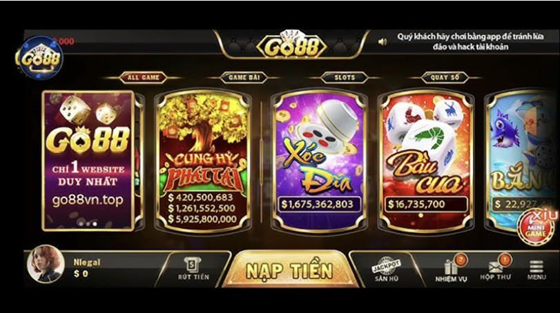 Những yếu tố khẳng định Go88 là một cổng game uy tín