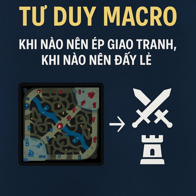 Tư duy Macro khi nào nên ép giao tranh hoặc đẩy lẻ