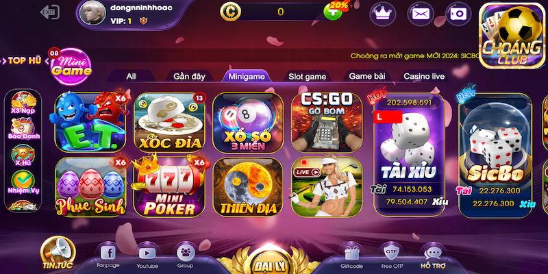 Cổng game ChoangClub luôn hoạt động ổn định