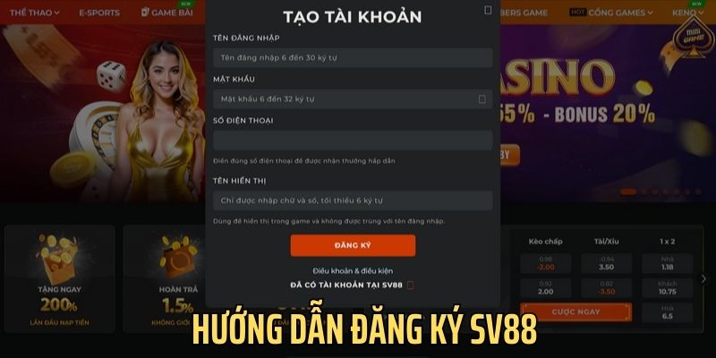 Quy trình tạo tài khoản cực nhanh chóng và dễ dàng