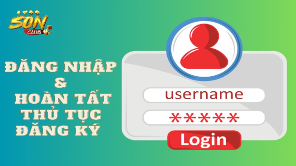 Đăng nhập lại và hoàn tất thủ tục đăng ký Sonclub
