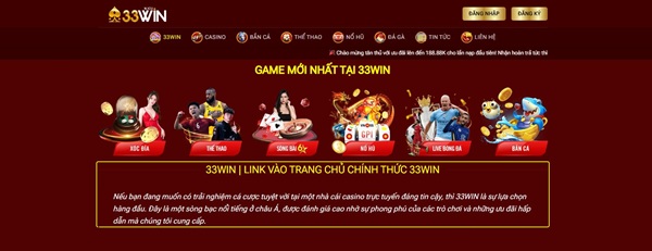 Đặc điểm nổi bật của 33Win