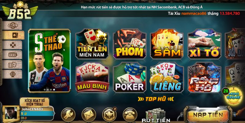 Chi tiết cổng game B52 - Sân chơi uy tín cho người Việt