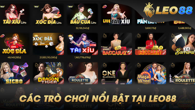 Những trò chơi slot thú vị tại Leo88 Những trò chơi slot thú vị tại Leo88