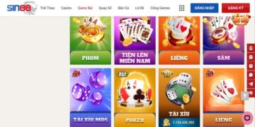 Nhiều thể loại cược có 102 tại thể thao của Sin88