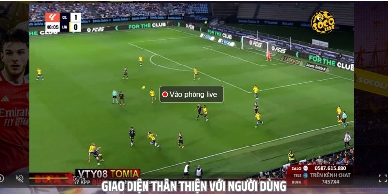Giao diện là điểm cộng lớn của chuyên trang bóng đá này