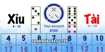 Chọn nhà cái uy tín để chơi game Tài Xỉu