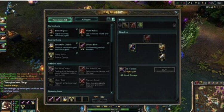 B. F. Sword Món Trang Bị Sát Thương Mạnh Nhất Tại GK88