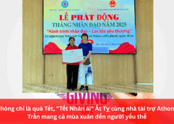 Không chỉ là quà Tết, “Tết Nhân ái” Ất Tỵ cùng nhà tài trợ Athony Trần mang cả mùa xuân đến người yếu thế