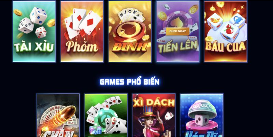Nhiều trò chơi hấp dẫn đang chờ bạn tham gia
