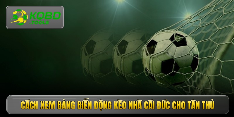 Cách xem bảng biến động kèo nhà cái Đức cho tân thủ